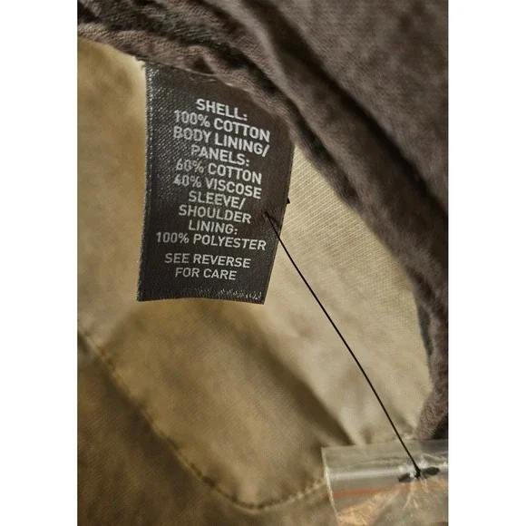 Johnston & Murphy Mens Tan Cotton Field Jacket Utility Blazer Size L Brown - Picture 8 of 11